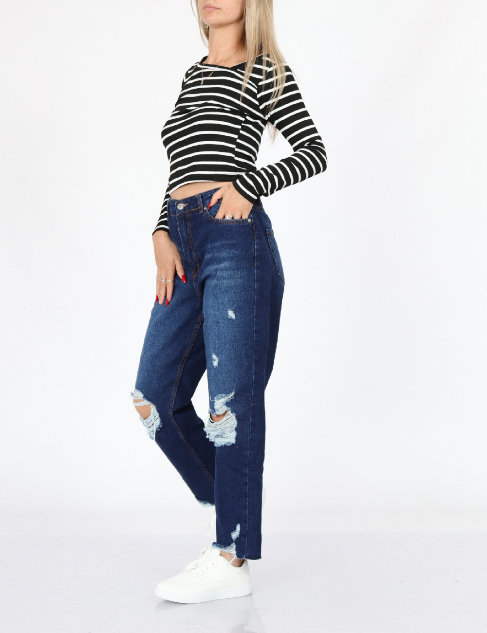 Bluza SHEIN, negru/alb - 1 | YEO