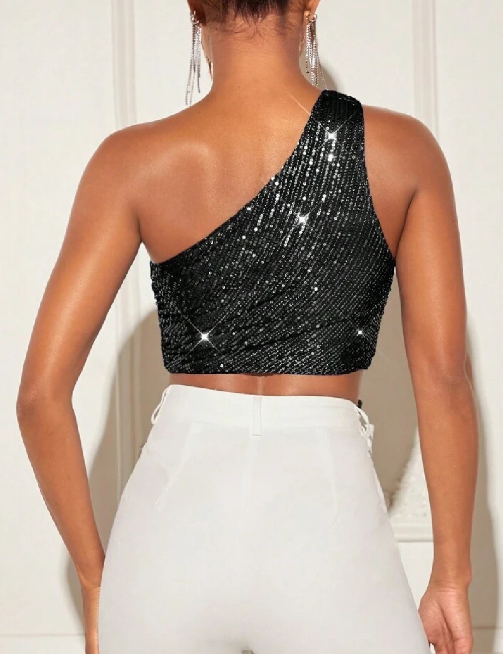 Top SHEIN, negru - 1 | YEO