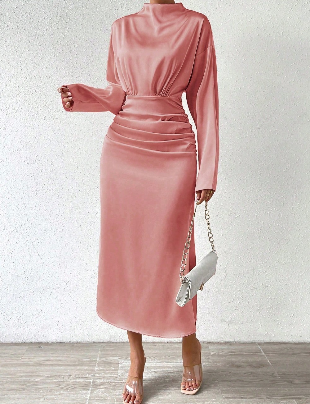 Rochie medie SHEIN, roz - 1 | YEO