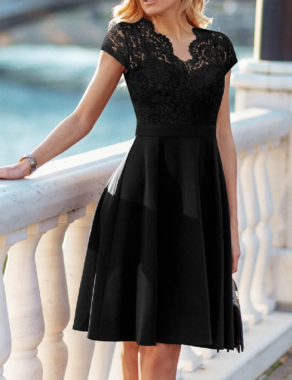 Rochie scurta Miusol, negru