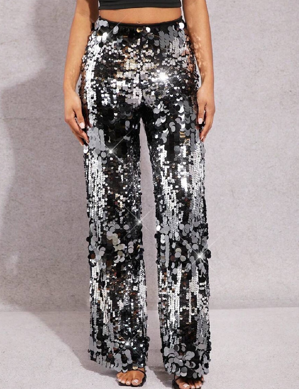 Pantaloni SHEIN, gri - 1 | YEO