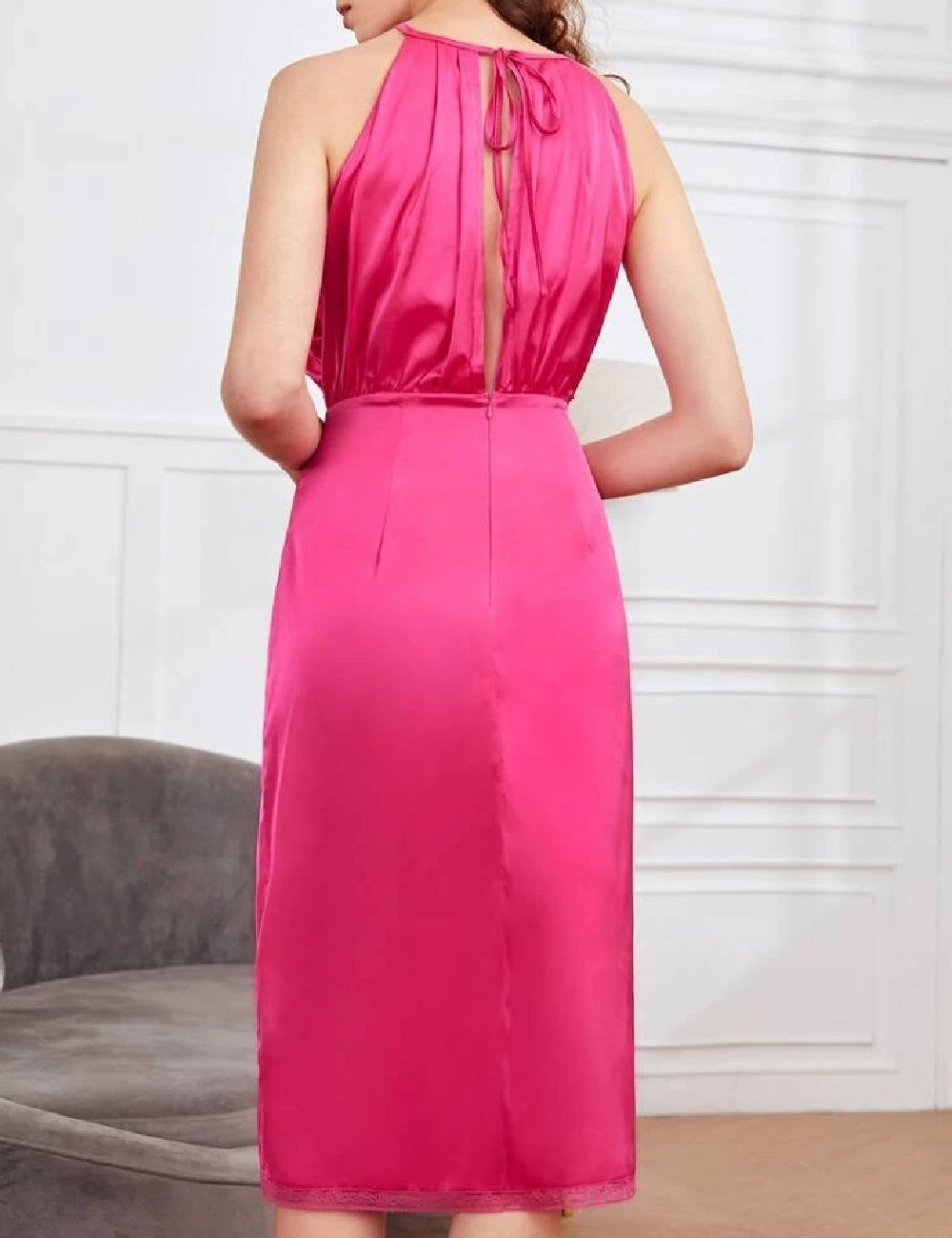 Rochie medie SHEIN, roz - 1 | YEO