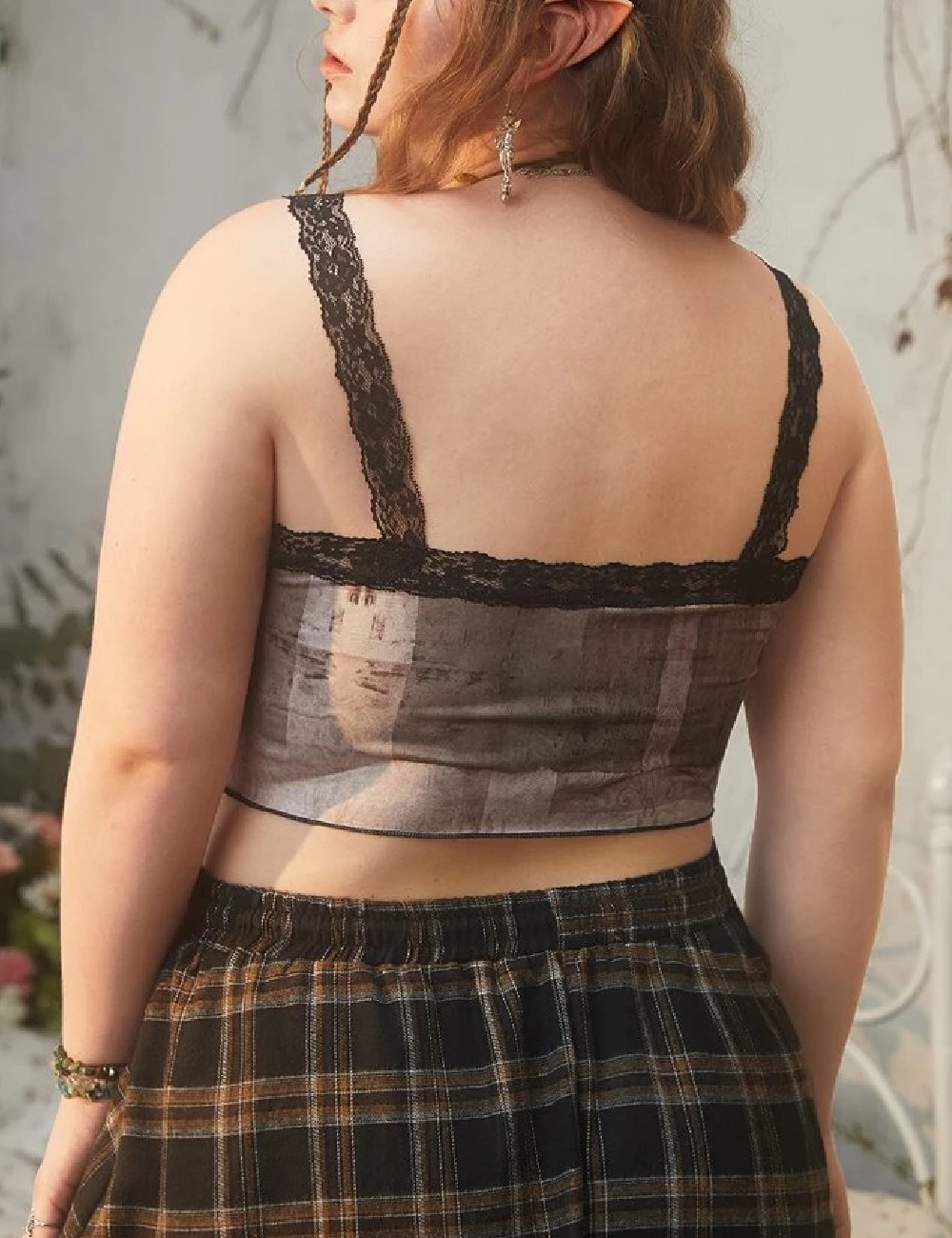Top Romwe Plus Size, maro - 1 | YEO