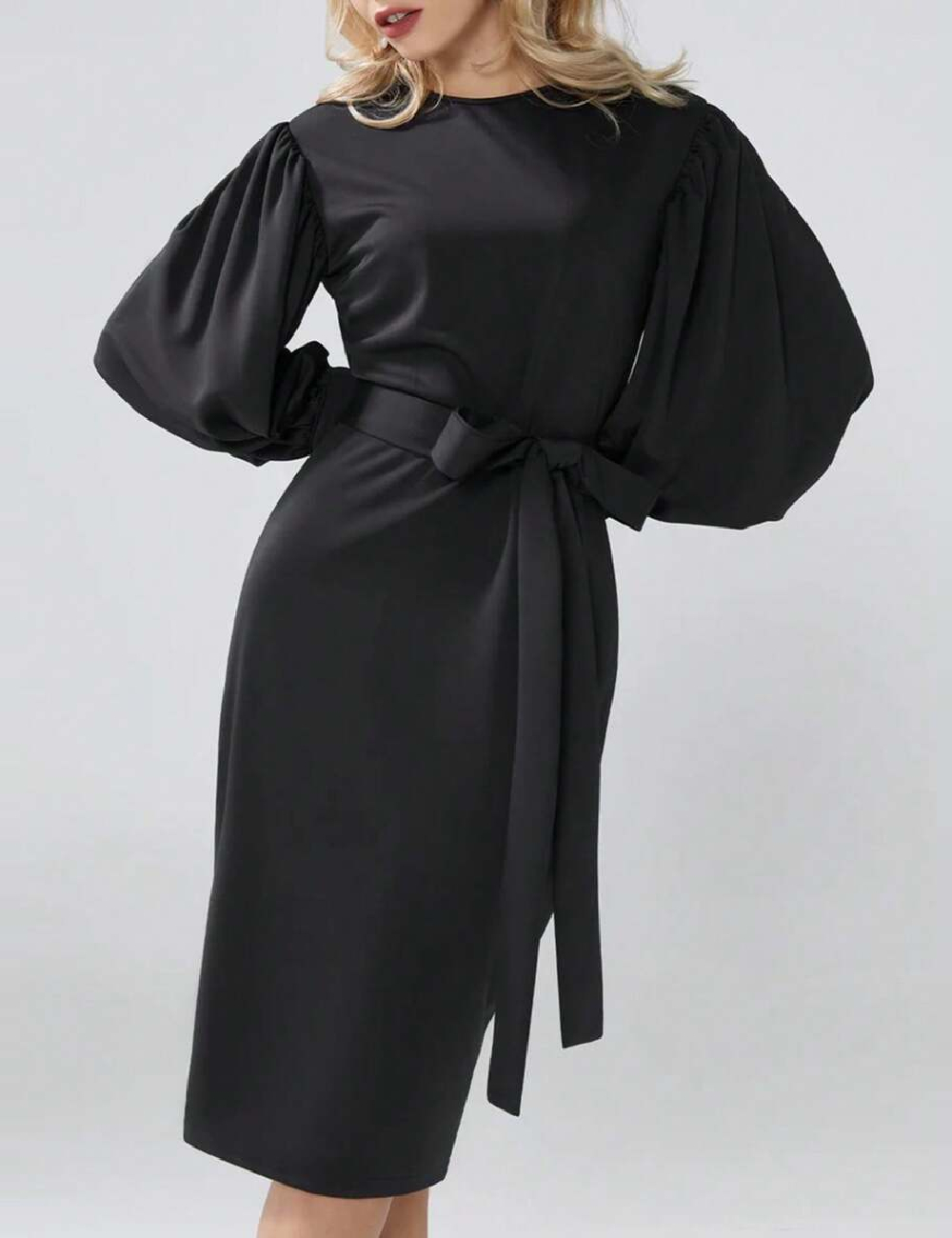 Rochie medie Ticosa, negru