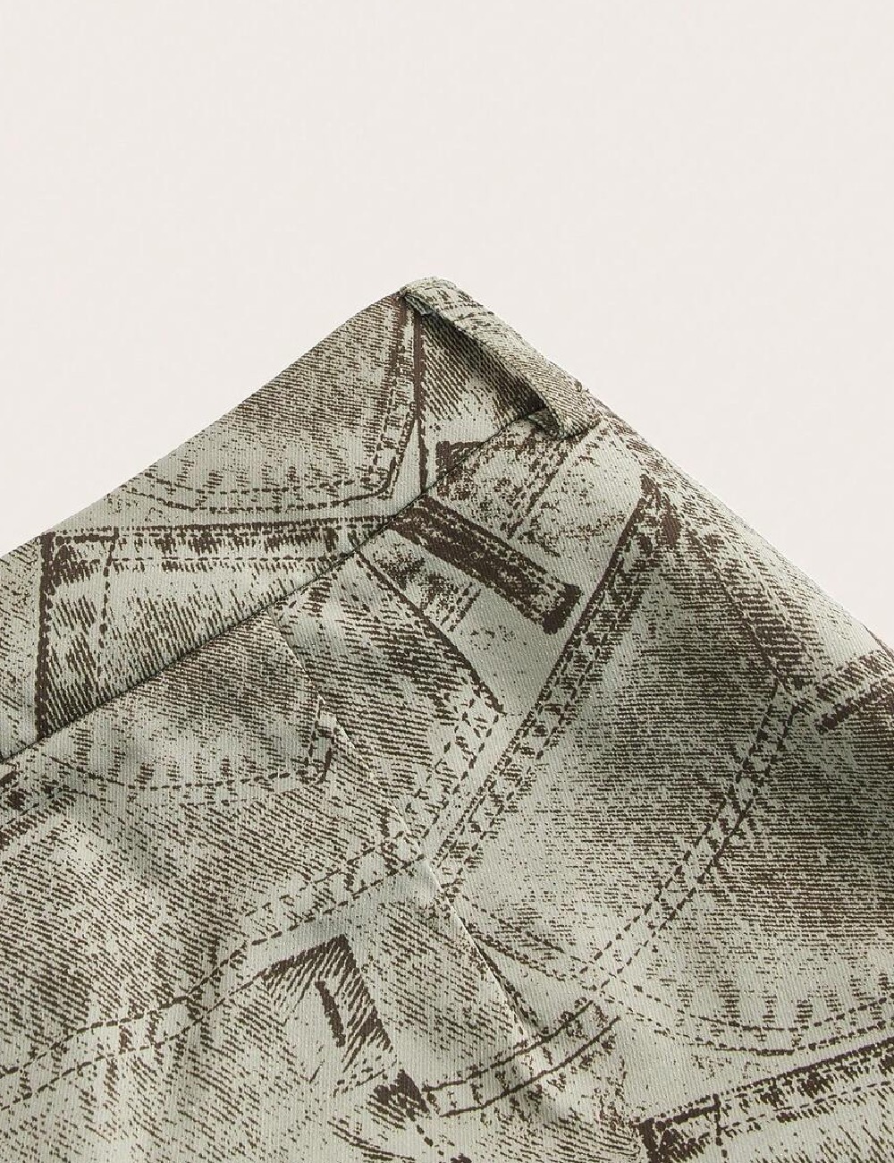 Pantaloni scurti Romwe, verde - 1 | YEO