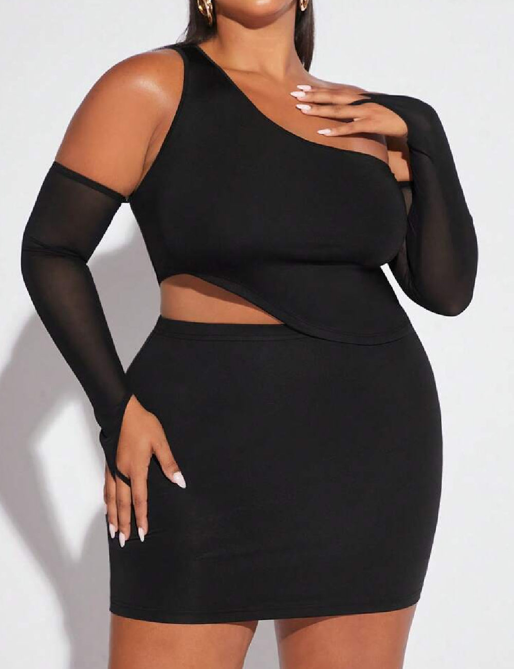 Compleu SHEIN CURVE, negru