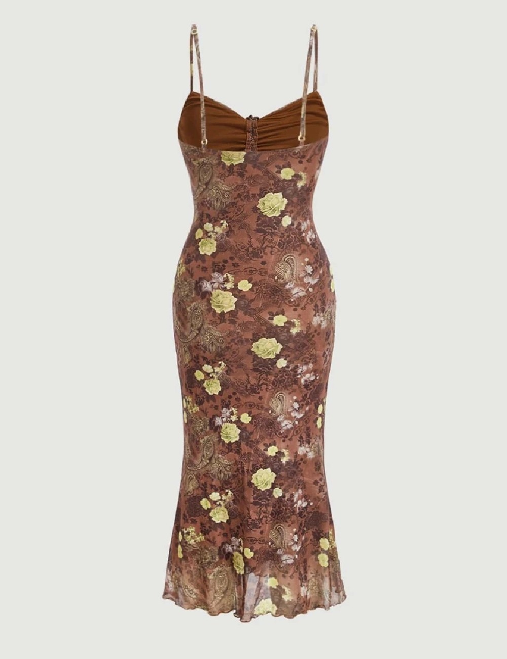 Rochie medie SHEIN, maro - 1 | YEO
