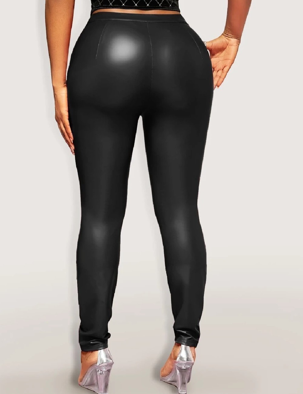 Pantaloni SHEIN, negru - 1 | YEO