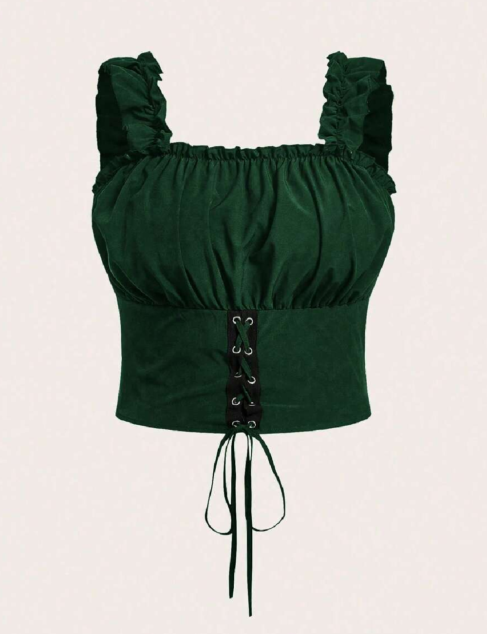 Top SHEIN CURVE, verde