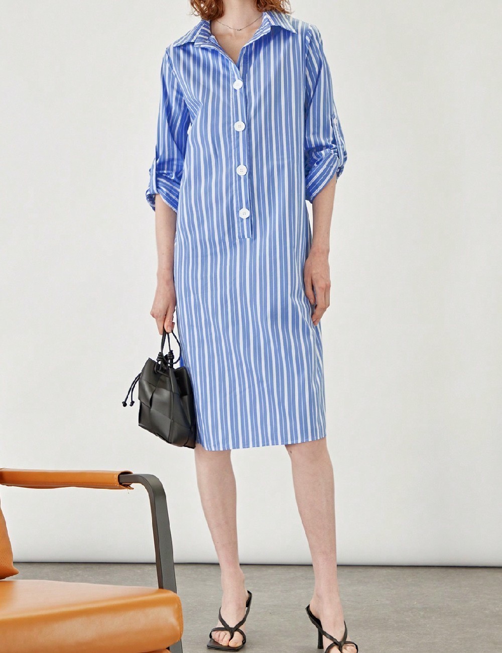 Rochie scurta SHEIN, albastru - 1 | YEO
