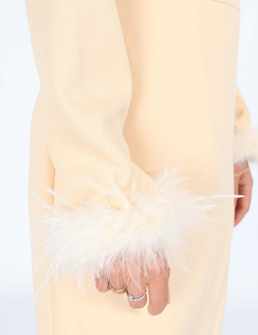 Rochie medie SHEIN, crem - 1 | YEO