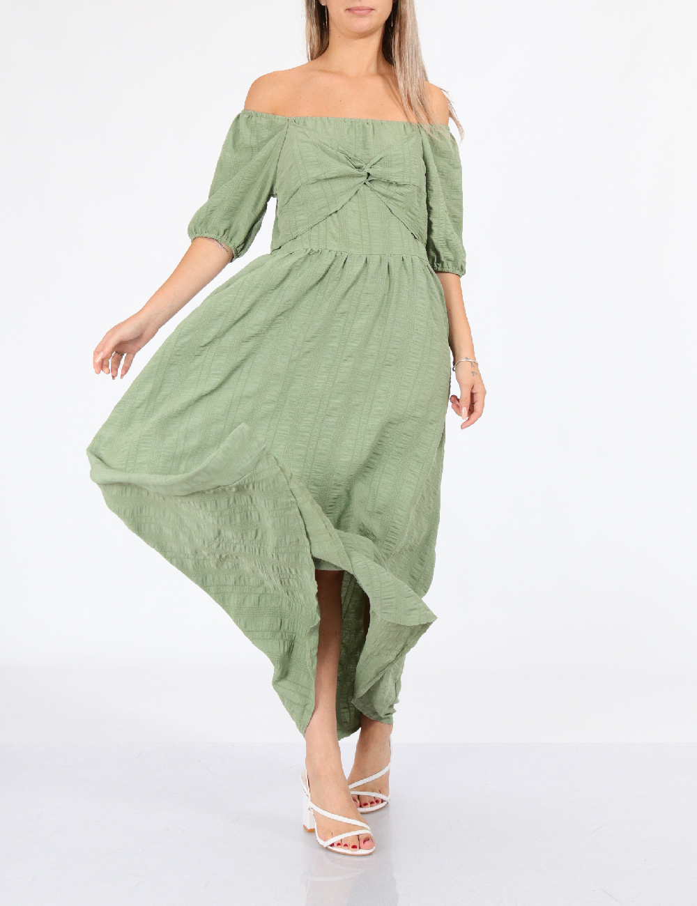 Rochie lunga SHEIN, verde