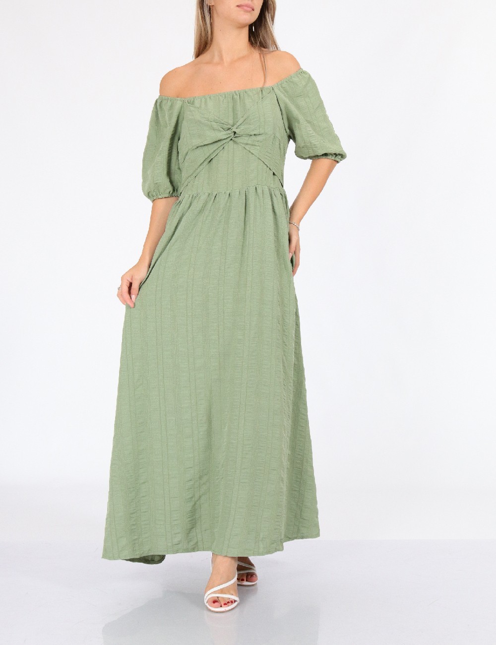 Rochie lunga SHEIN, verde - 1 | YEO