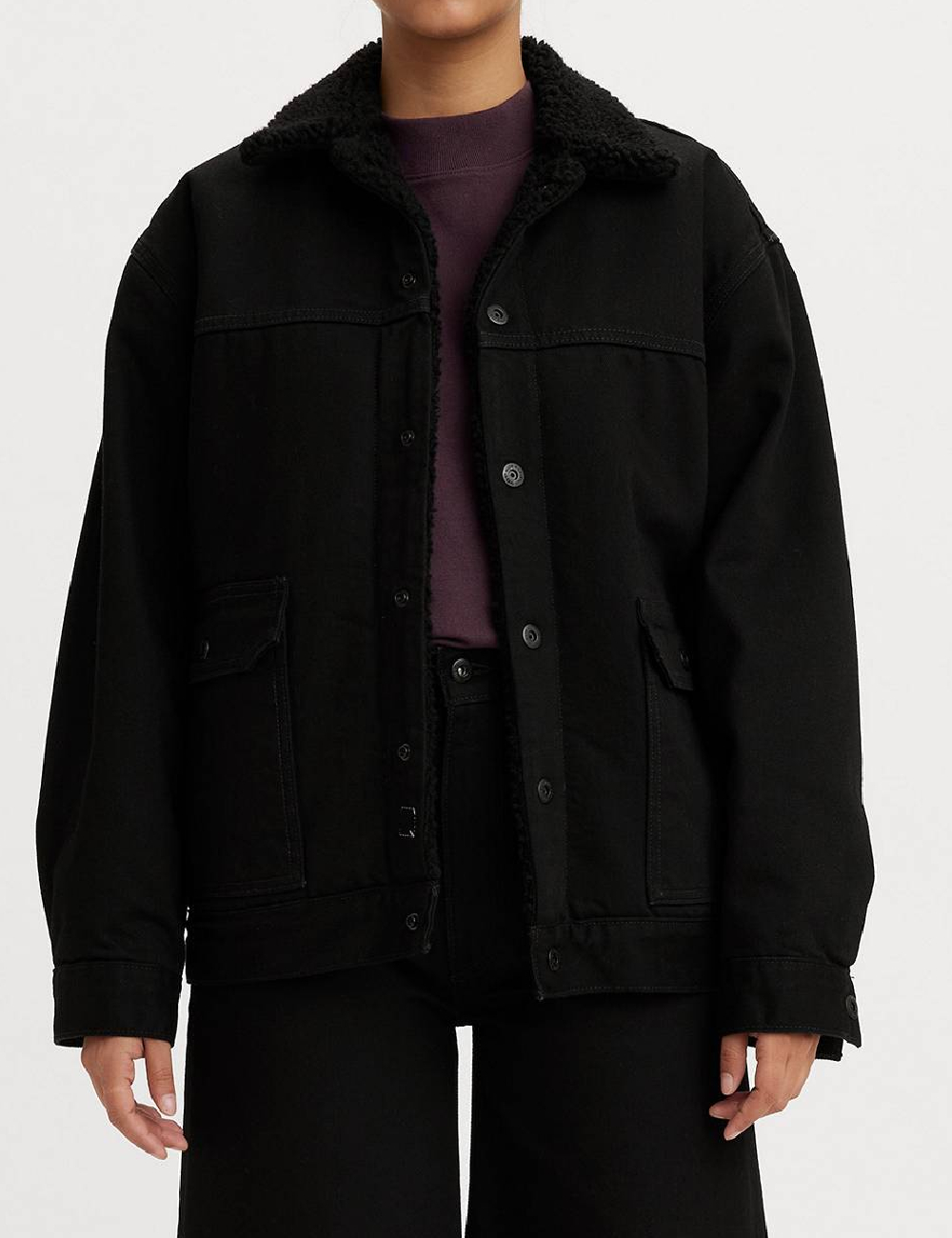 Geaca Levi S, negru
