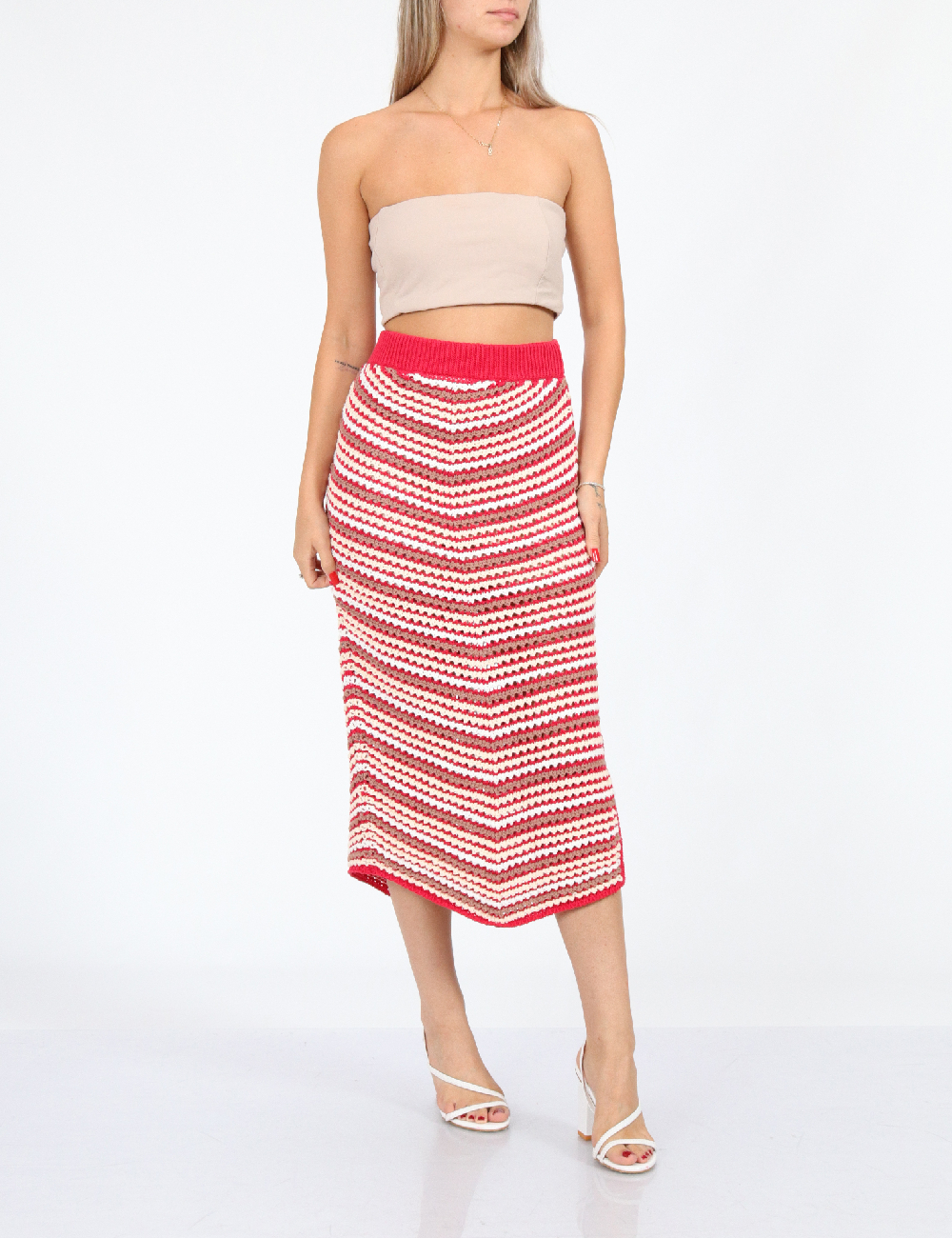 Fusta Guess, mix culori