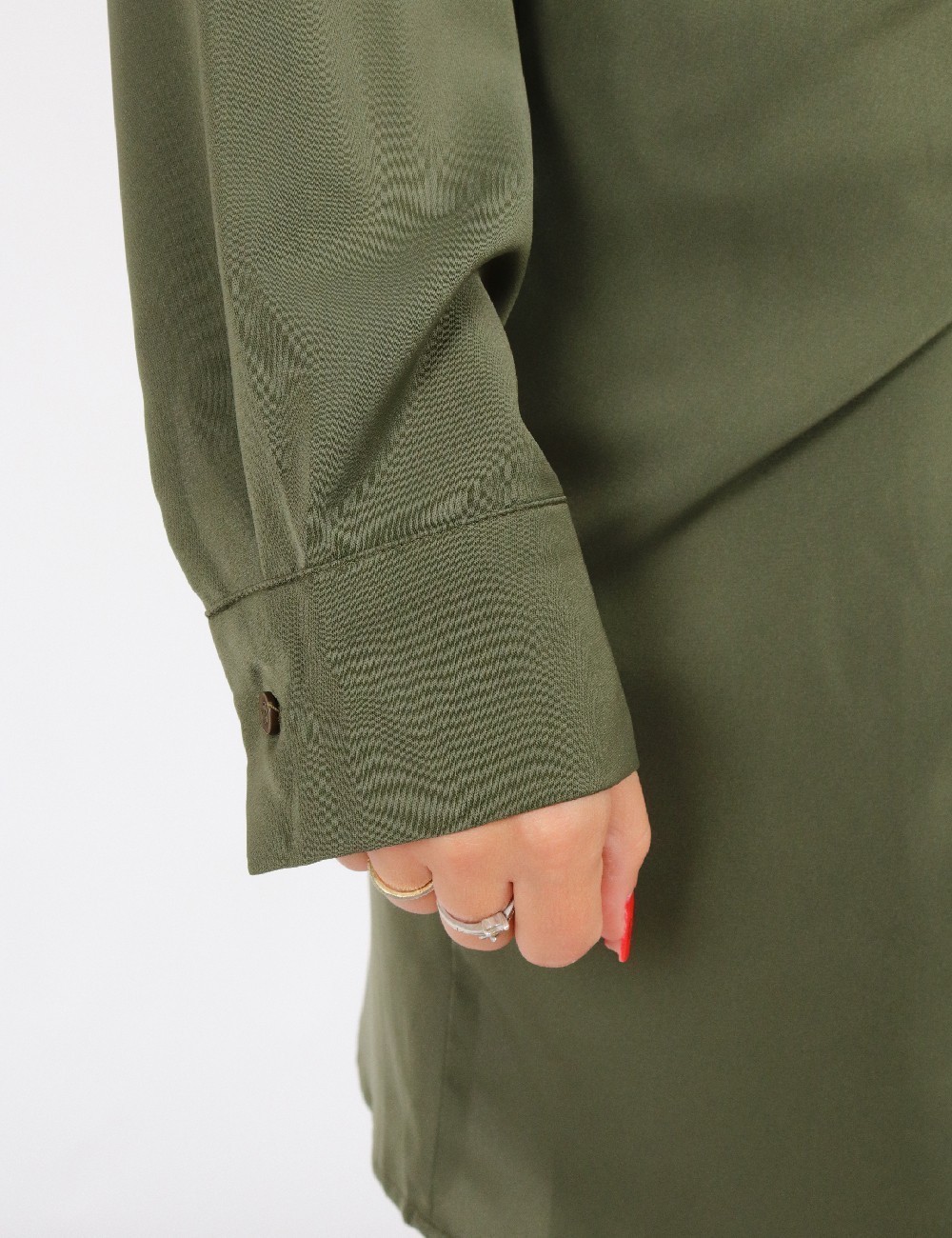 Rochie scurta SHEIN, verde - 1 | YEO