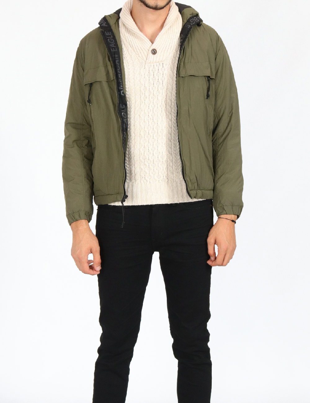 Geaca American Eagle, verde
