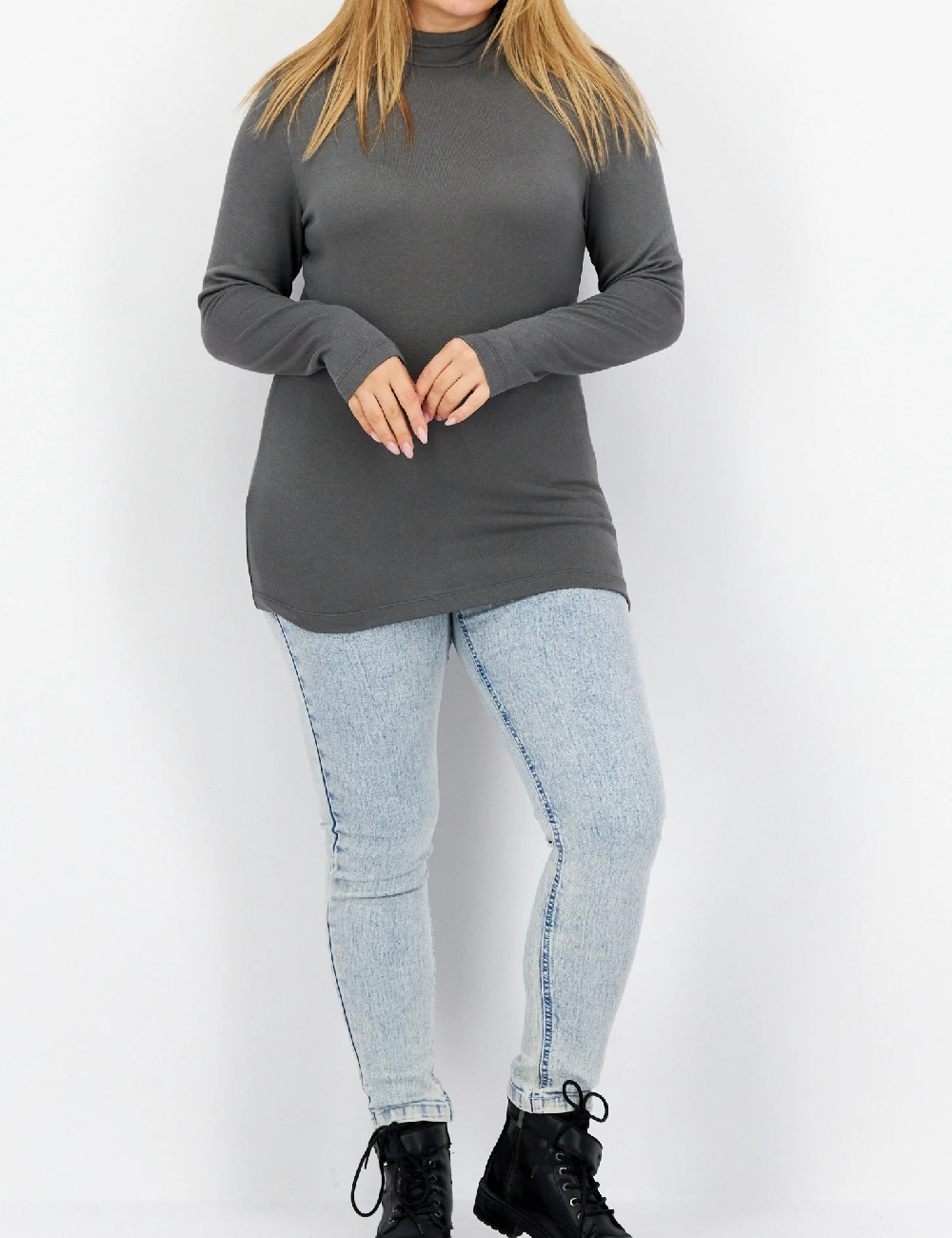 Bluza s.Oliver Plus Size, gri