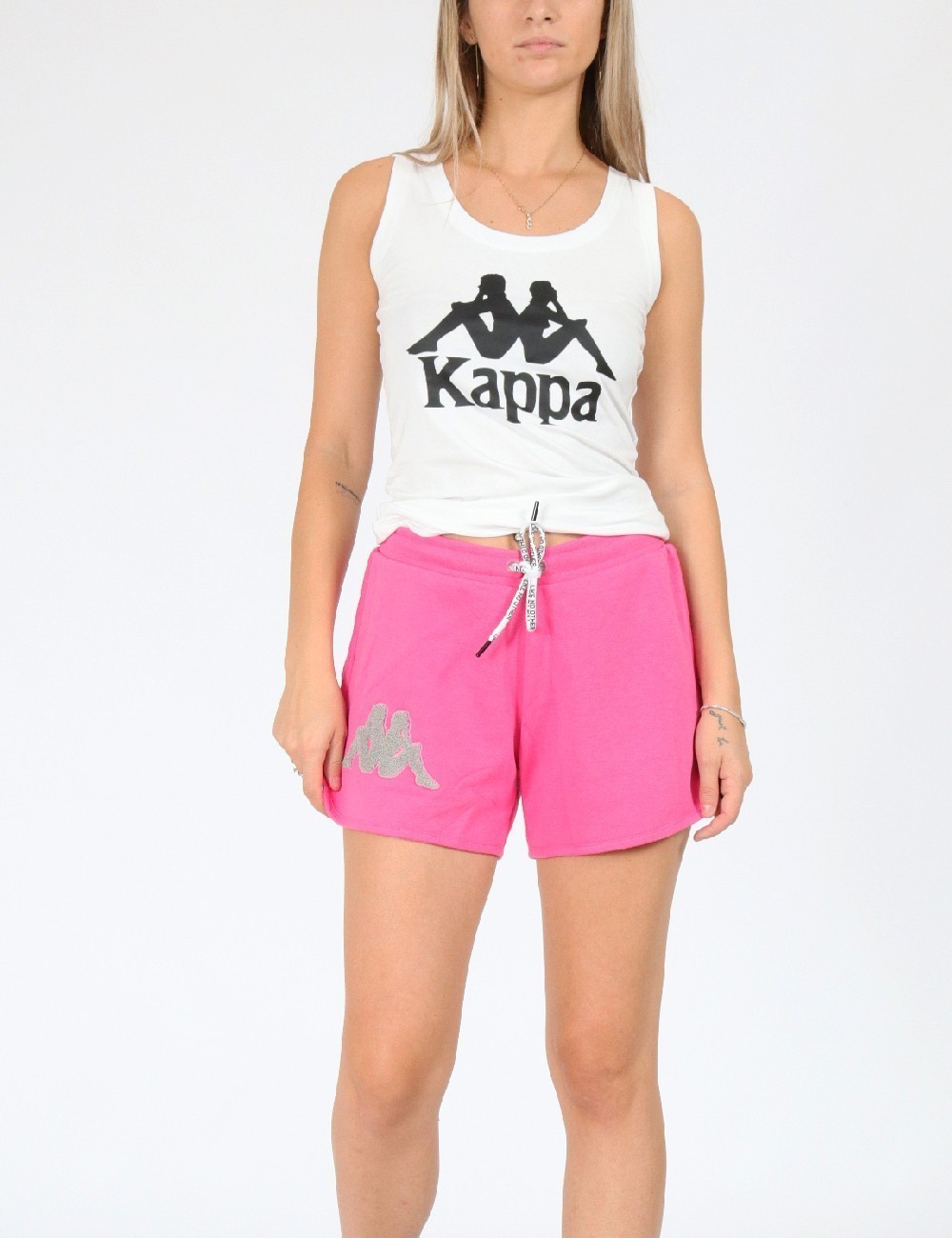 Pantaloni scurti Kappa, roz - 1 | YEO