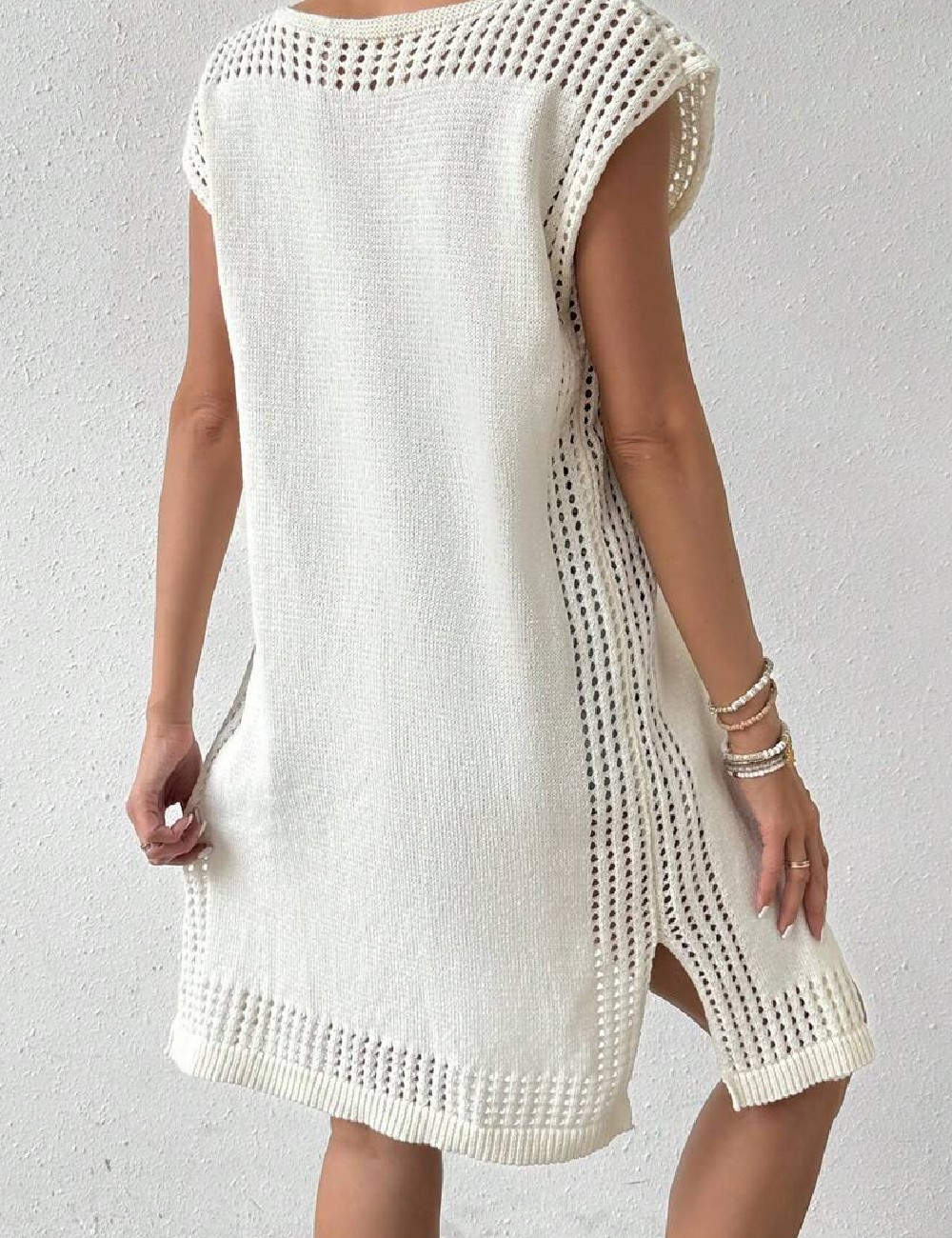 SHEIN Cardigan, ecru