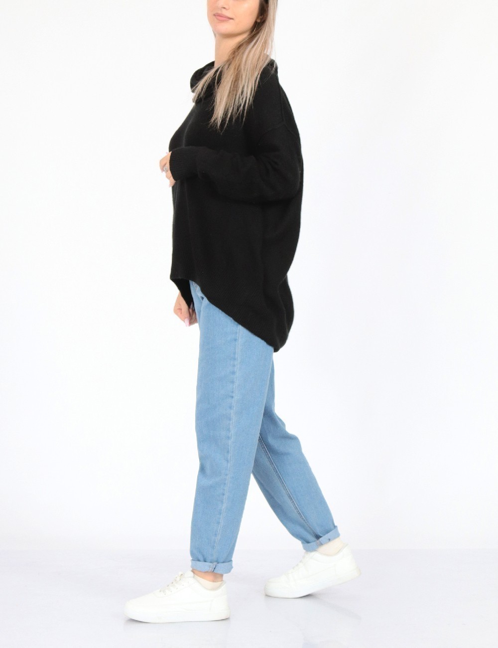 Bluza Oversize American Eagle, negru - 1 | YEO
