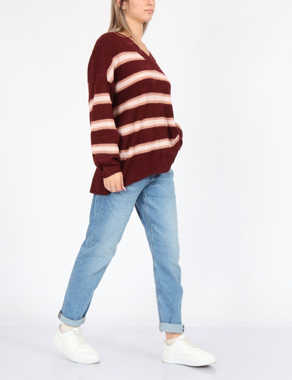 Bluza American Eagle, visiniu - 1 | YEO