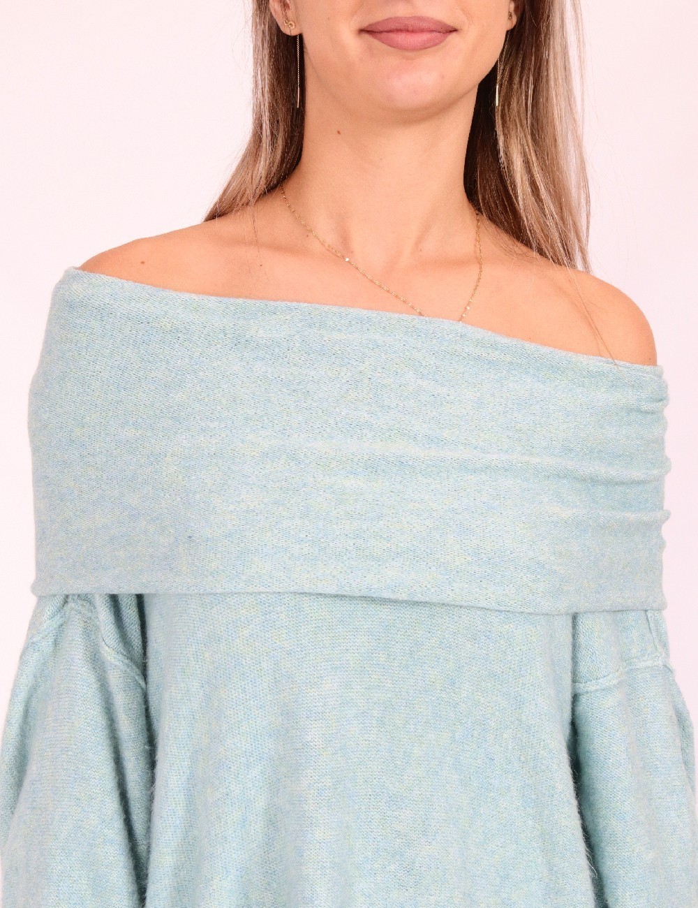 Bluza Oversize American Eagle, turcoaz - 1 | YEO