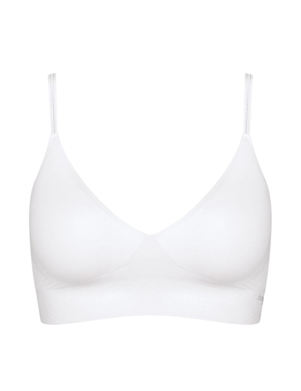 Bustiera Sloggi by Triumph Plus Size, alb