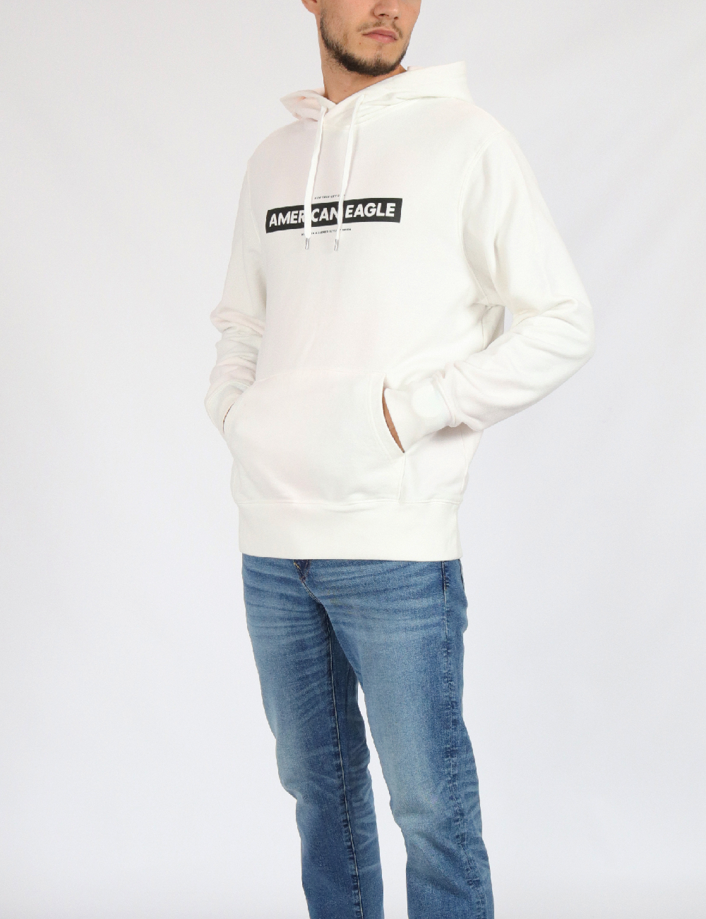 Hanorac American Eagle, alb