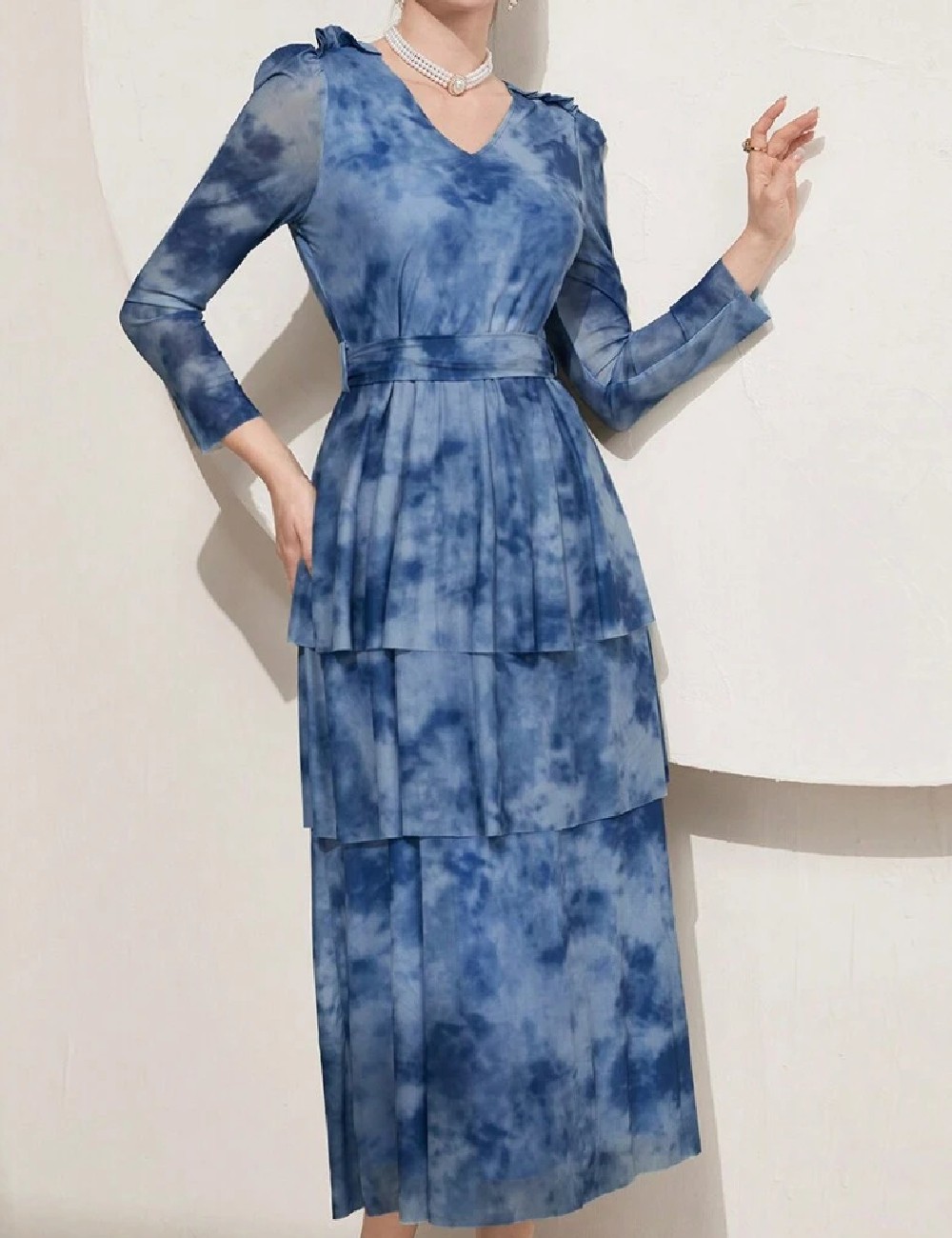 Rochie medie SHEIN, albastru - 1 | YEO