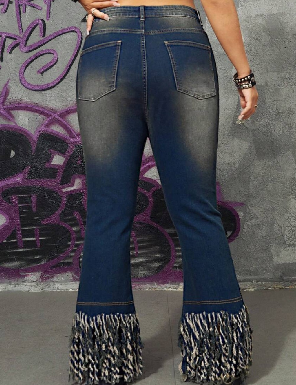 Blugi SHEIN CURVE, albastru - 1 | YEO