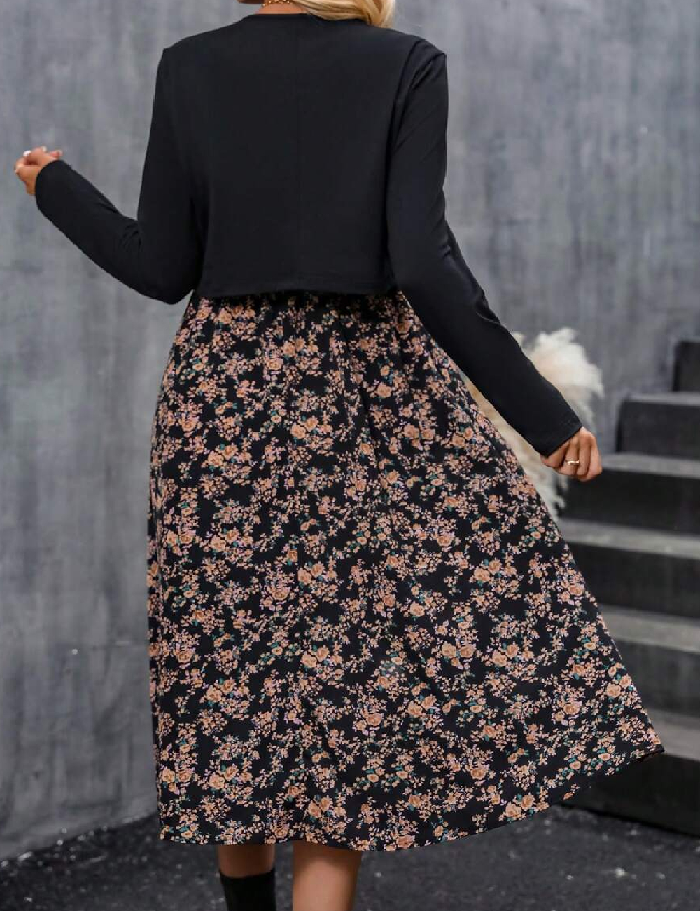 Rochie medie SHEIN, negru - 1 | YEO