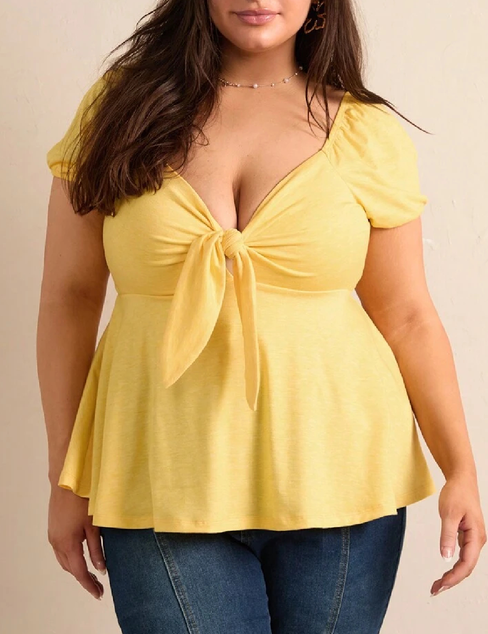 Bluza Forever 21 Curve, galben