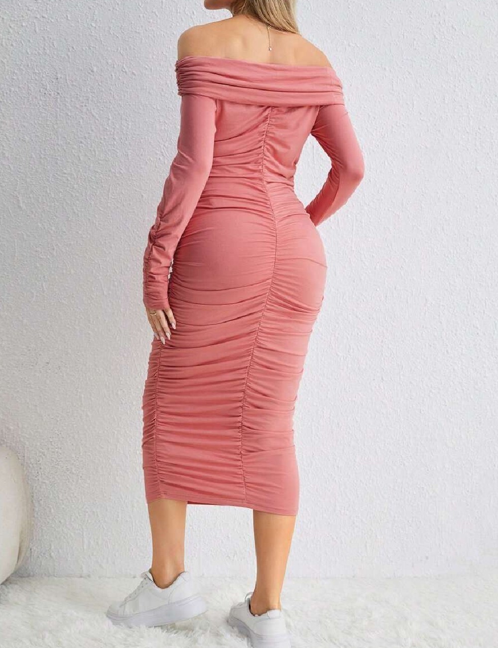 Rochie medie SHEIN Maternity, roz - 1 | YEO