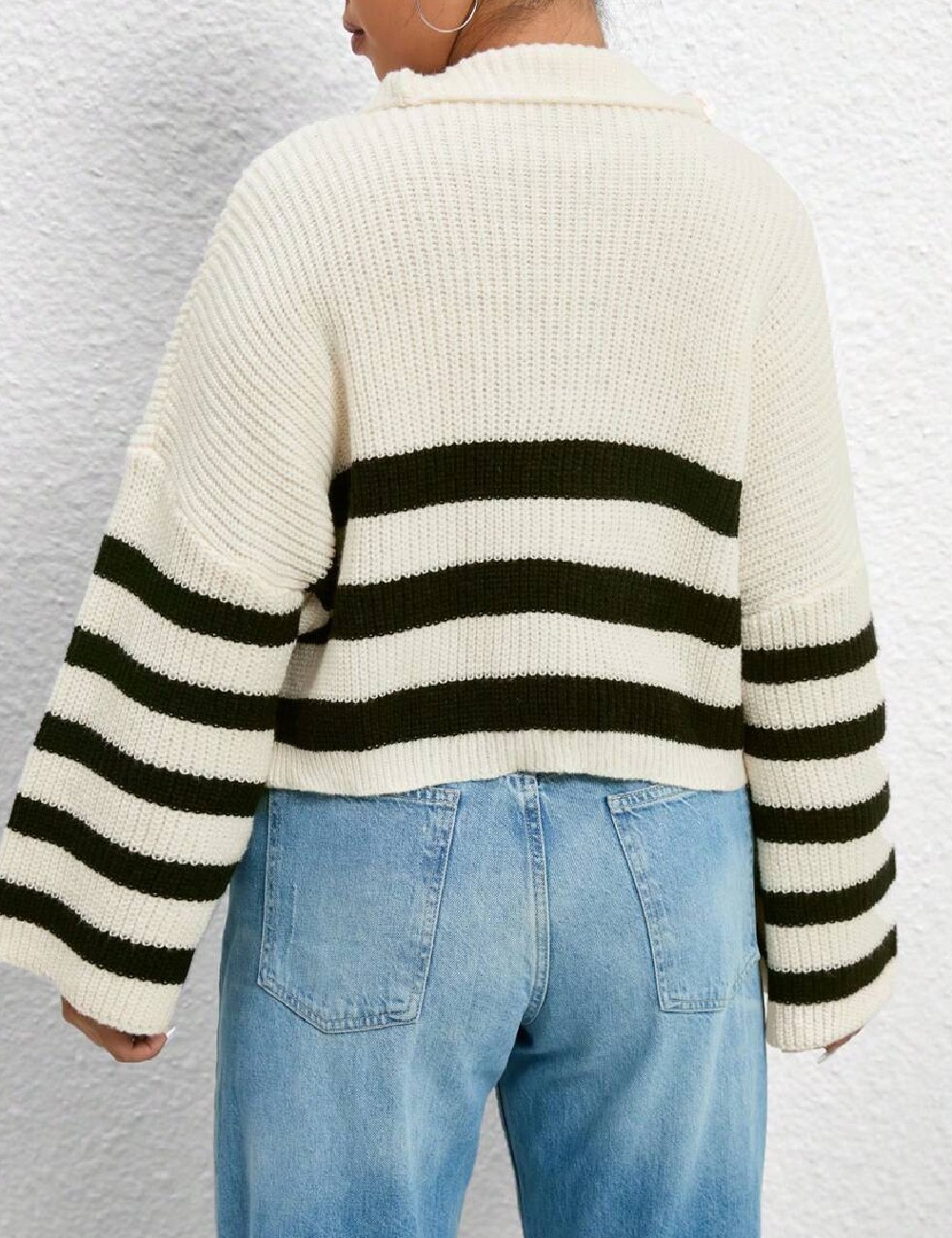 Pulover SHEIN CURVE, alb - 1 | YEO