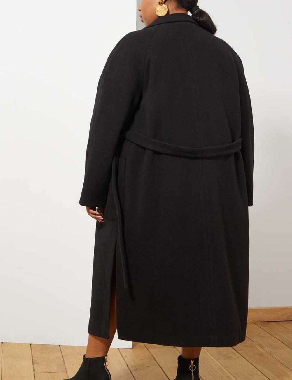 Palton Plus Size Kiabi, negru - 1 | YEO
