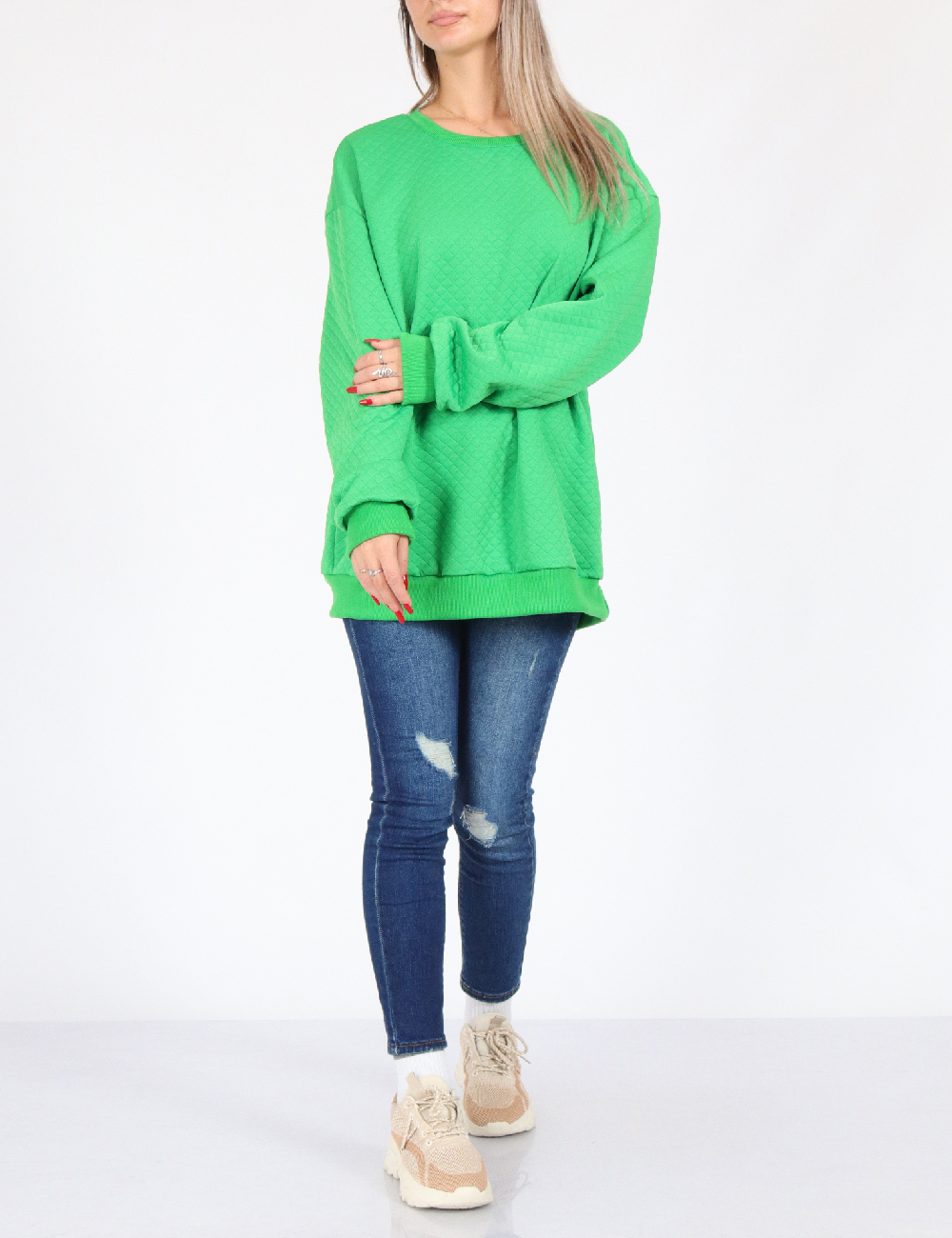 Bluza SHEIN, verde