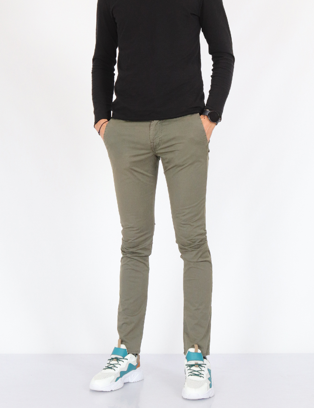 Pantaloni Guess, verde