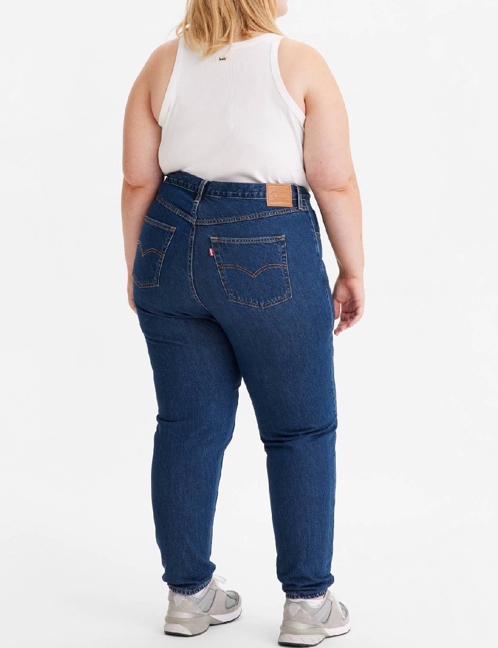 Blugi Levi S Plus Size, bleumarin - 1 | YEO