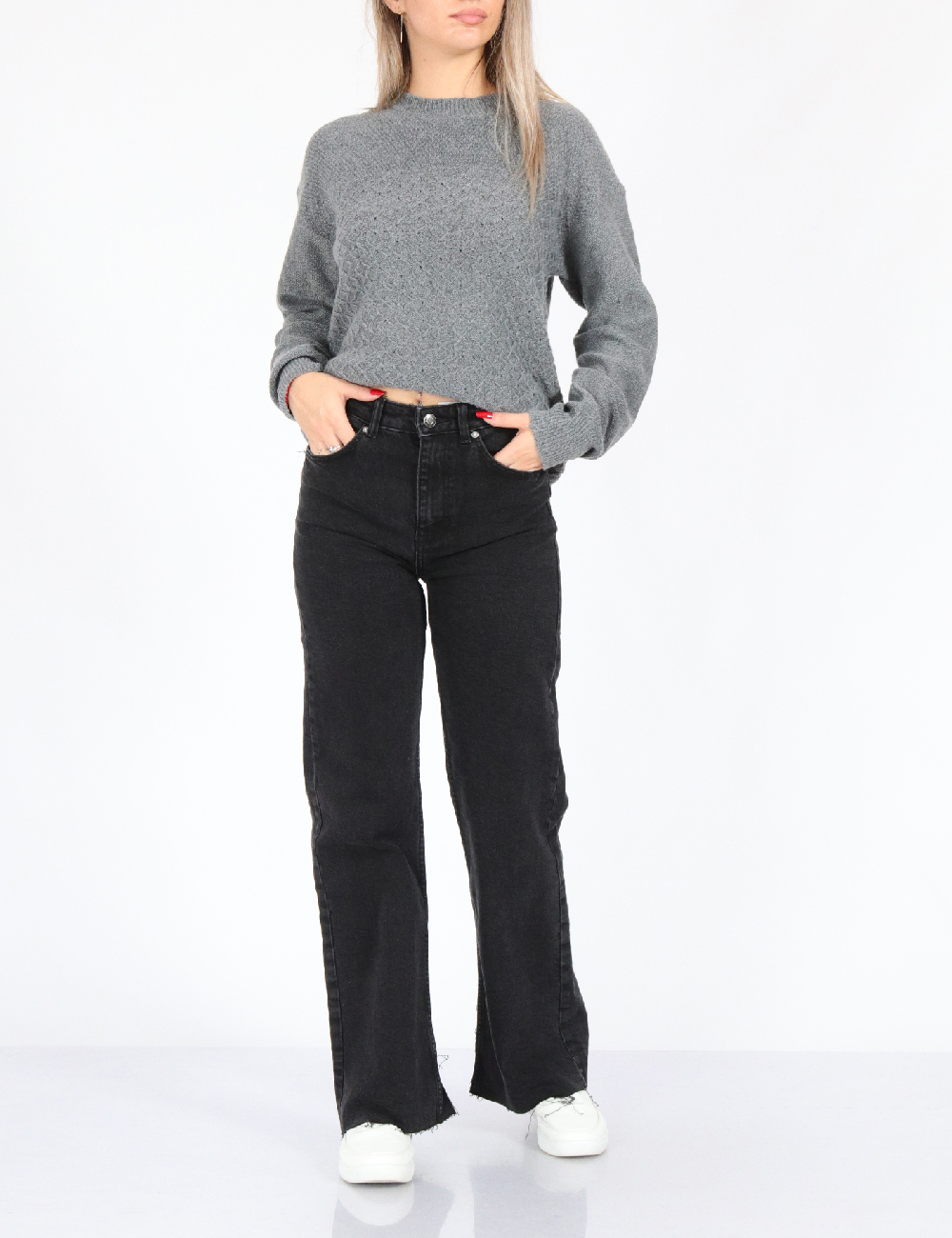 Blugi Bershka, negru