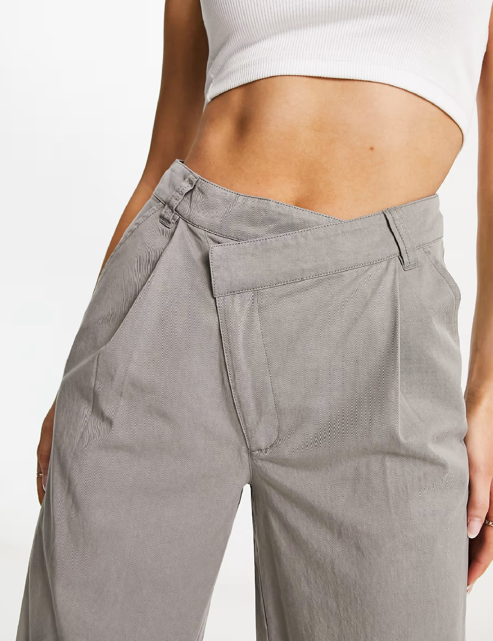 Pantaloni ASOS, gri - 1 | YEO