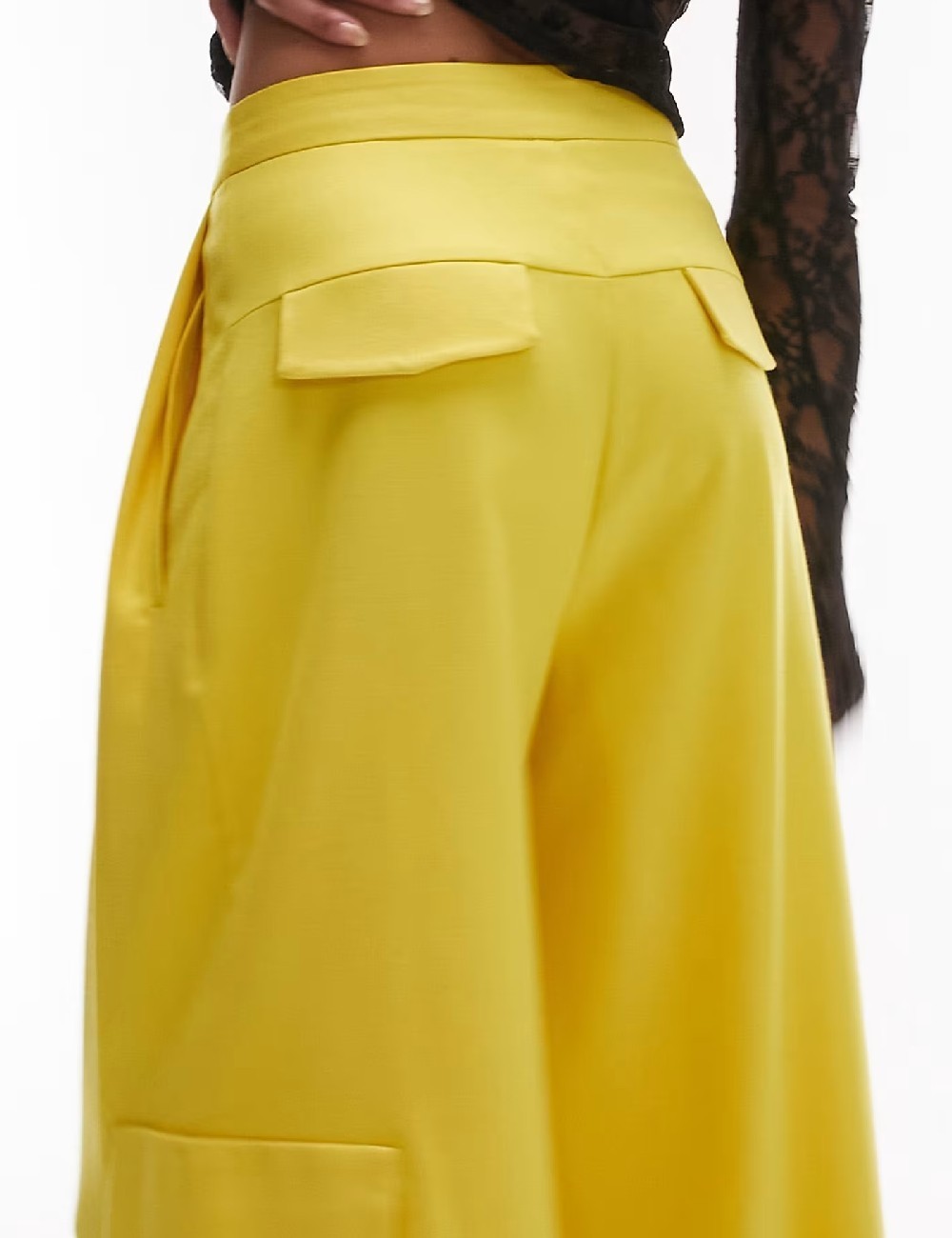 Pantaloni Top Shop, galben - 1 | YEO