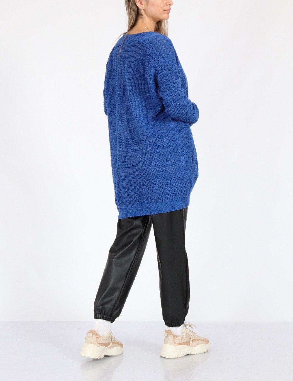 Cardigan SHEIN, albastru - 1 | YEO