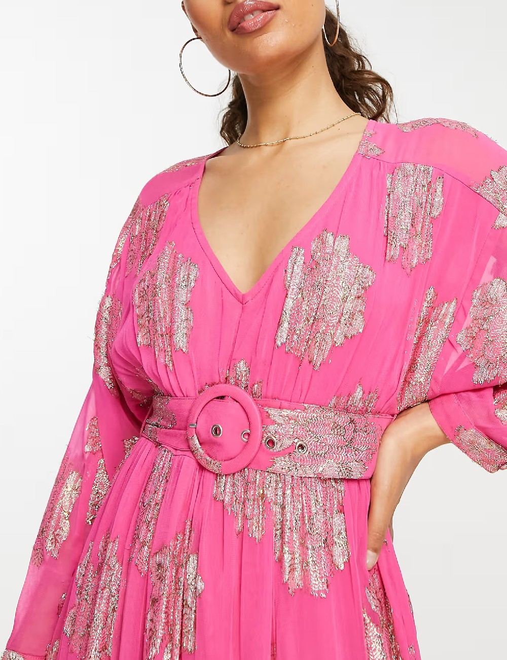 Rochie lunga ASOS, roz - 1 | YEO