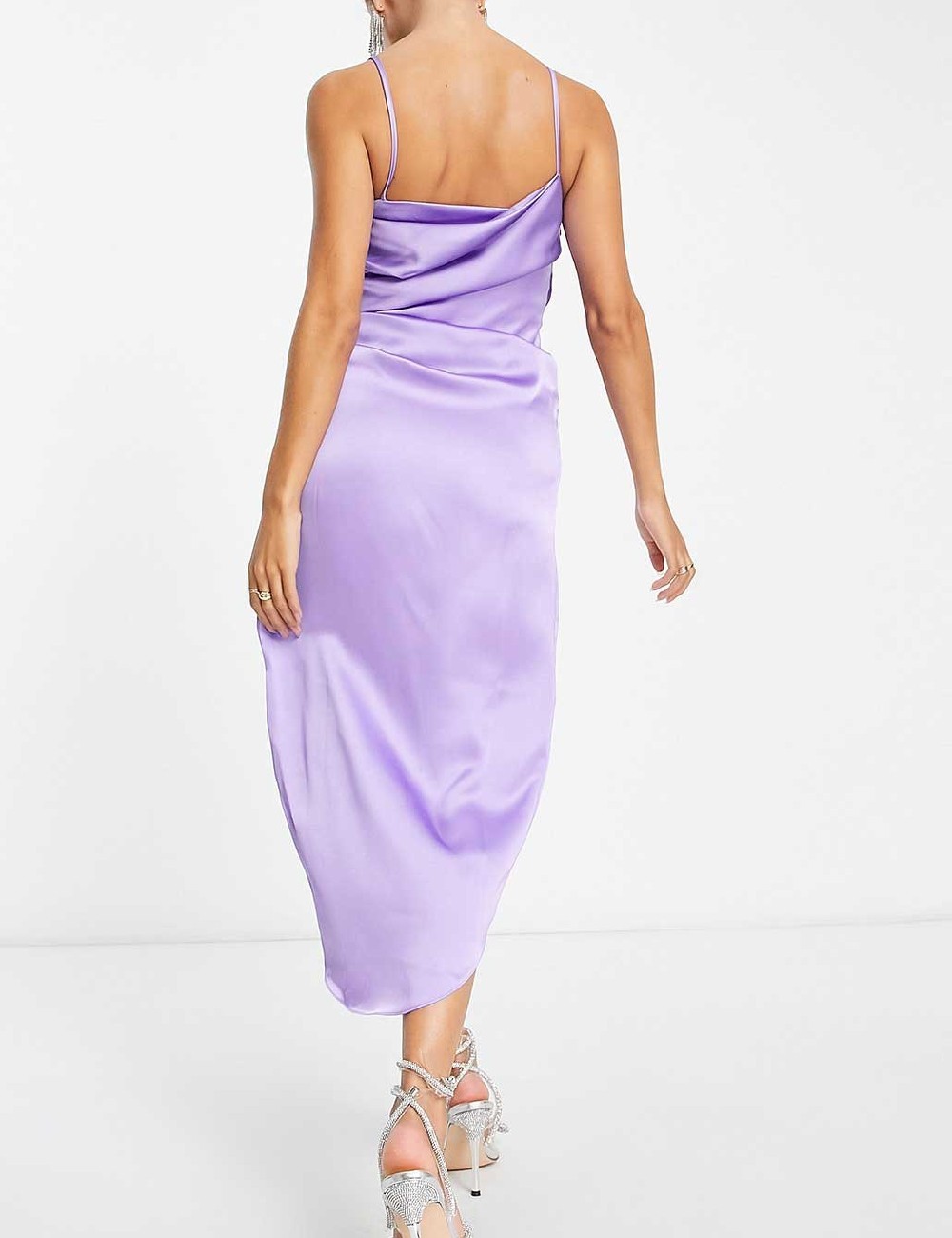 Rochie medie ASOS, mov - 1 | YEO