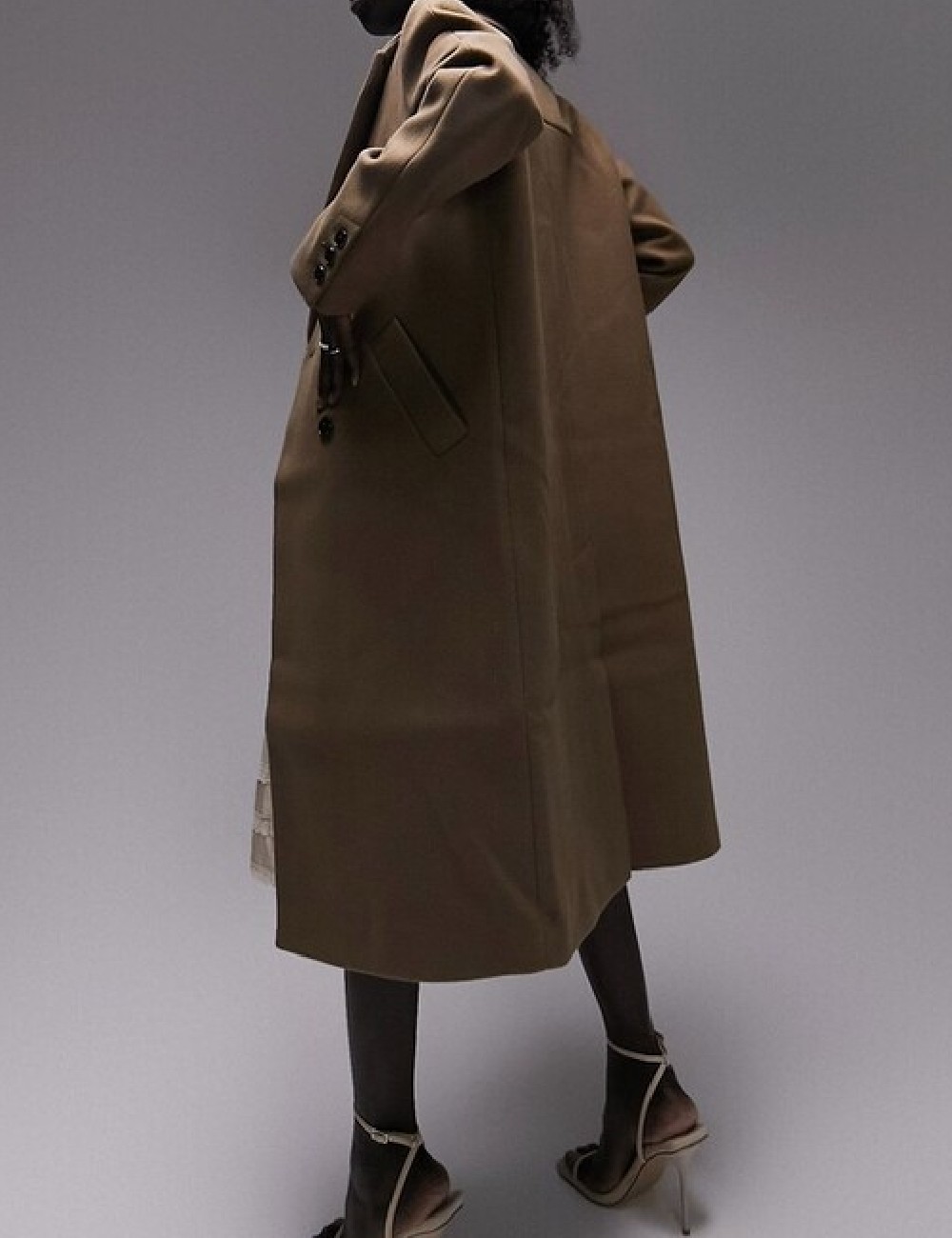 Palton Top Shop, maro - 1 | YEO