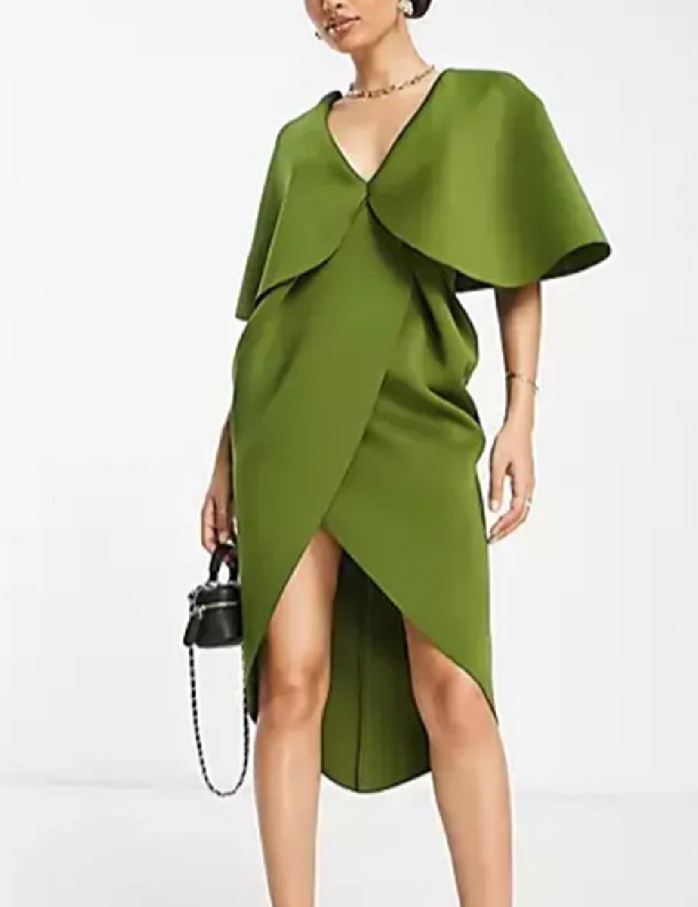 Rochie scurta ASOS, verde - 1 | YEO