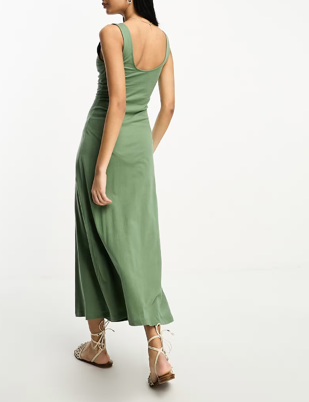 Rochie lunga ASOS, verde - 1 | YEO