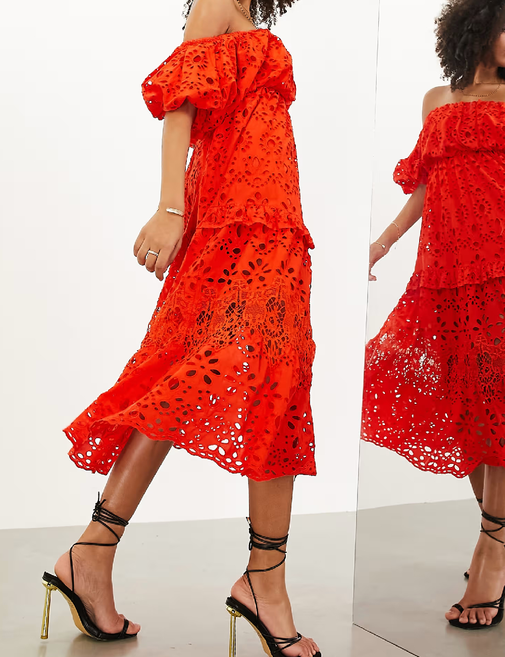 Rochie medie ASOS, portocaliu - 1 | YEO