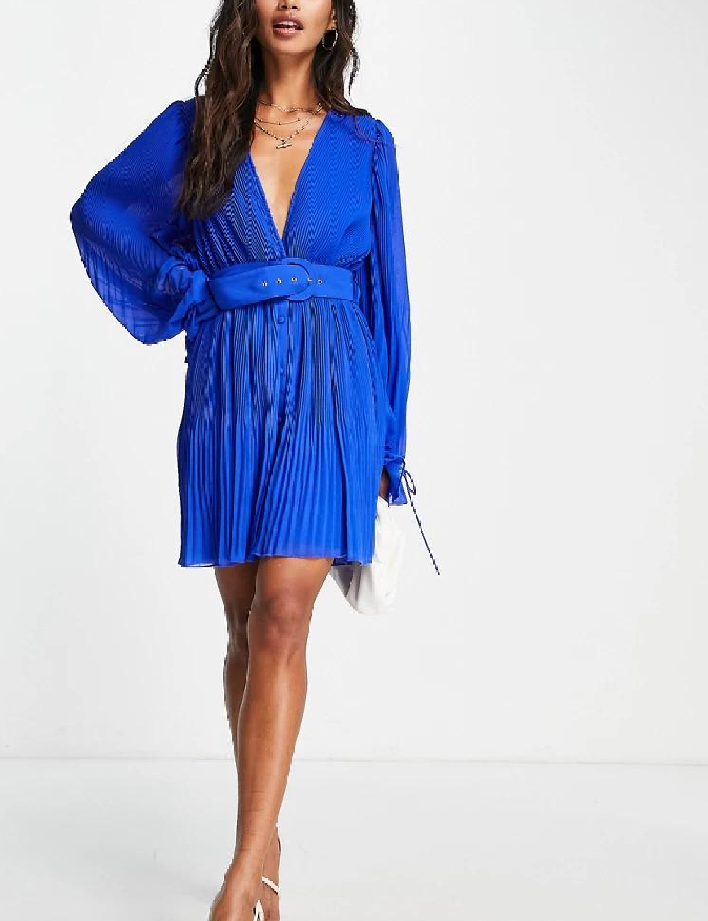 Rochie scurta ASOS, albastru - 1 | YEO